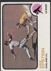 Mike Epstein #38 Baseball Cards 1973 Topps Prices