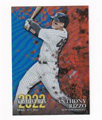 Anthony Rizzo [Blue] #22GH-1 Baseball Cards 2023 Topps 2022 Greatest Hits Prices