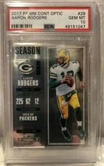 Aaron Rodgers #29 Football Cards 2017 Panini Contenders Optic Prices