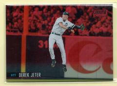 Derek Jeter [Red] #76 Baseball Cards 2021 Stadium Club Chrome Prices