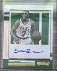 Dee Brown [Gold] #LC-DBR Basketball Cards 2021 Panini Contenders Legendary Autographs Prices