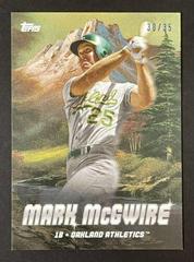 Mark McGwire [Titanium White] #PK-1 Baseball Cards 2023 Topps X Bob Ross The Joy Of Peaks of Power Prices