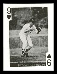 Brooks Robinson [9 of Hearts] Baseball Cards 1969 Globe Imports Playing Cards Prices
