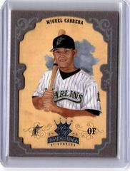 Miguel Cabrera [Materials Framed Bronze] #103 Baseball Cards 2004 Donruss Diamond Kings Prices