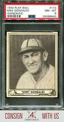 Mike Gonzales [Gonzalez] #115 Baseball Cards 1940 Play Ball Prices