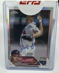 Greg Maddux Baseball Cards 2023 Topps Chrome Legends Autograph Refractors Prices
