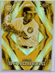 Ryne Sandberg [Gold Minted] #114 Baseball Cards 2017 Topps Fire Prices
