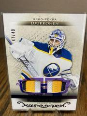 Ukko Pekka Luukkonen [Material Purple] Hockey Cards 2021 Upper Deck Artifacts Prices