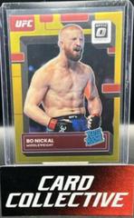 Bo Nickal [Gold] #120 Ufc Cards 2023 Panini Donruss Optic UFC Prices