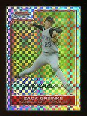 Zack Greinke [Xfractor] #12 Baseball Cards 2006 Bowman Chrome Prices