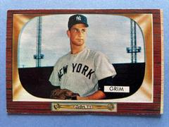 Bob Grim #167 Baseball Cards 1955 Bowman Prices