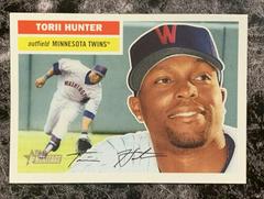 Torii Hunter [Washington Cap] Baseball Cards 2005 Topps Heritage Prices