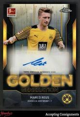 Marco Reus [Autograph] #GG-MR Soccer Cards 2021 Topps Chrome Bundesliga Golden Generation Prices