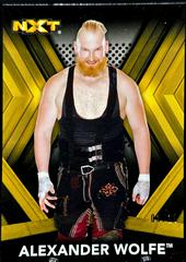 Alexander Wolfe [Gold] Wrestling Cards 2017 Topps WWE NXT Prices