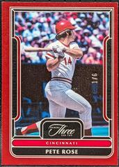 Pete Rose [Red] #70 Baseball Cards 2023 Panini Three and Two Prices