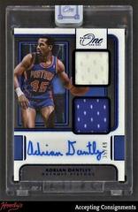 Adrian Dantley [Blue] #DJ-ADT Basketball Cards 2021 Panini One and One Dual Jersey Autographs Prices