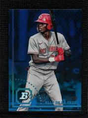 Elly De LA Cruz [Blue] Baseball Cards 2022 Bowman Heritage Chrome Prospects Prices