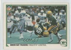 Green Bay Packers [Fingertip Control] Football Cards 1983 Fleer Team Action Prices