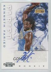 Kenneth Faried Autograph Basketball Cards 2012 Panini Contenders Prices