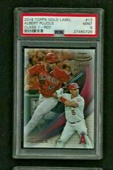 Albert Pujols [Class 1 Red] Baseball Cards 2016 Topps Gold Label Prices