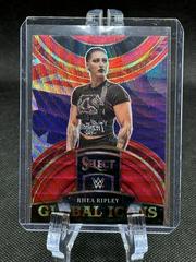 Rhea Ripley [Red Wave] #18 Wrestling Cards 2023 Panini Select WWE Global Icons Prices
