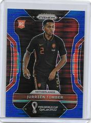 Jurrien Timber [Breakaway Blue] Soccer Cards 2022 Panini Prizm World Cup Prices