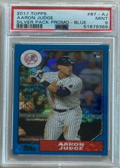 Aaron Judge [Blue] #87-AJ Baseball Cards 2017 Topps Silver Pack Promo Prices