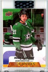 Jason Robertson #CD-JR Hockey Cards 2020 Upper Deck Clear Cut Canvas Rookie Debuts Prices