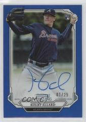 Kolby Allard [Blue Refractor] Baseball Cards 2019 Bowman Sterling Rookie Autographs Prices