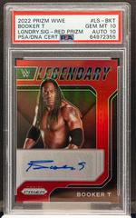 Booker T [Red Prizm] #LS-BKT Wrestling Cards 2022 Panini Prizm WWE Legendary Signatures Prices