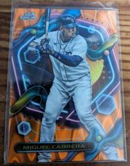 Miguel Cabrera [Orange Galactic] #100 Baseball Cards 2023 Topps Cosmic Chrome Prices