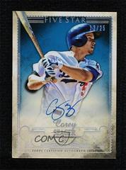 Corey Seager [Rainbow] #FSA-CSE Baseball Cards 2016 Topps Five Star Autographs Prices