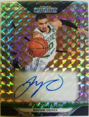 Jayson Tatum Basketball Cards 2018 Panini Prizm Mosaic Autographs Prices