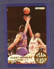 Danny Manning #12 Basketball Cards 1992 Fleer Team Leaders Prices