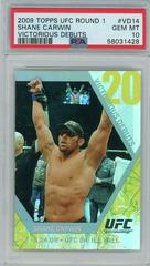 Shane Carwin Ufc Cards 2009 Topps UFC Round 1 Victorious Debuts Prices