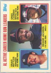 AL Active Career Home Run Leaders #712 Baseball Cards 1984 Topps Tiffany Prices