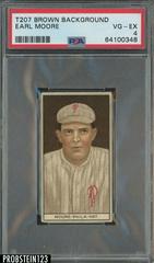 Earl Moore Baseball Cards 1912 T207 Brown Background Prices
