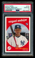 Miguel Andujar #161 Baseball Cards 2018 Topps Throwback Thursday Prices