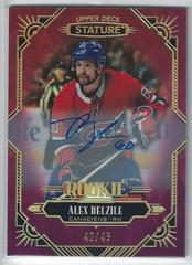 Alex Belzile [Red Autograph] Hockey Cards 2020 Upper Deck Stature Prices