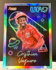 Cristhian Vaquero #UFO-15 Baseball Cards 2022 Bowman's Best UFO Prices