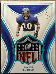 Ed Reed [Platinum] Football Cards 2023 Panini Immaculate HOF Jersey Prices