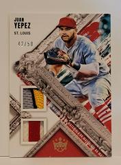 Juan Yepez [Gold] #DKM-JY Baseball Cards 2022 Panini Diamond Kings DK Materials Prices