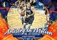Luka Doncic #28 Basketball Cards 2023 Panini Court Kings Artistry in Motion Prices