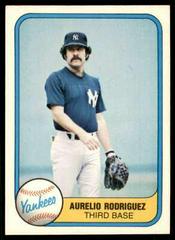 Aurelio Rodriguez #105 Baseball Cards 1981 Fleer Prices