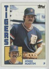 John Martin #24 Baseball Cards 1984 Topps Prices