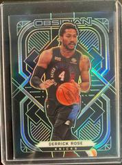Derrick Rose [Green] #103 Basketball Cards 2020 Panini Obsidian Prices