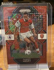 Thierry Henry [Red Mojo] #202 Soccer Cards 2022 Panini Chronicles Premier League Prices