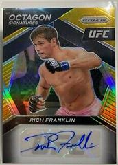 Rich Franklin [Gold] Ufc Cards 2021 Panini Prizm UFC Octagon Signatures Prices