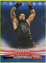 Roman Reigns [Blue] Wrestling Cards 2019 Topps WWE RAW Prices