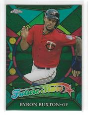 Byron Buxton [Green Refractor] Baseball Cards 2016 Topps Chrome Future Stars Prices